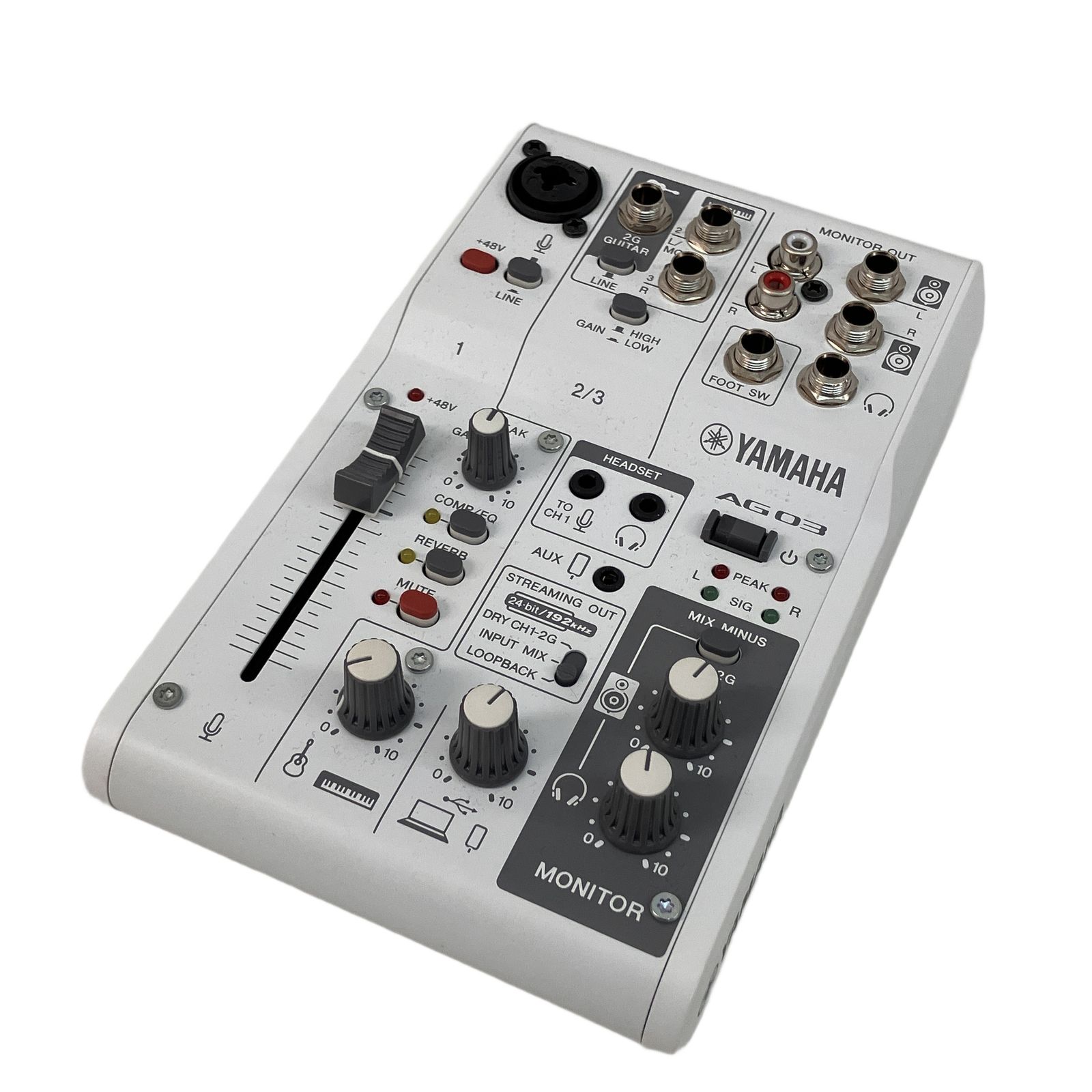 YAMAHA AG03MK2 ミキサー コンソール 2024年製 音響機材 ヤマハ 中古