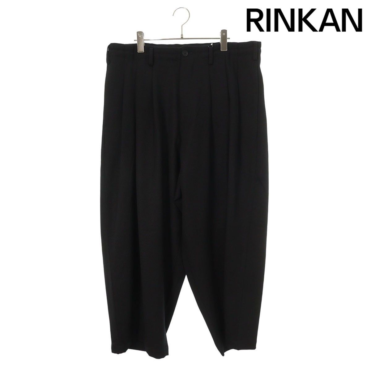 ヨウジヤマモトプールオム HX-P18-103 3タック太パンツアーミー