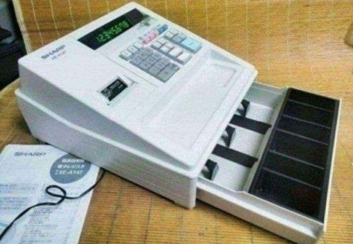 シャープレジスター XE-A147 PC連携売上管理フル設定無料 001818