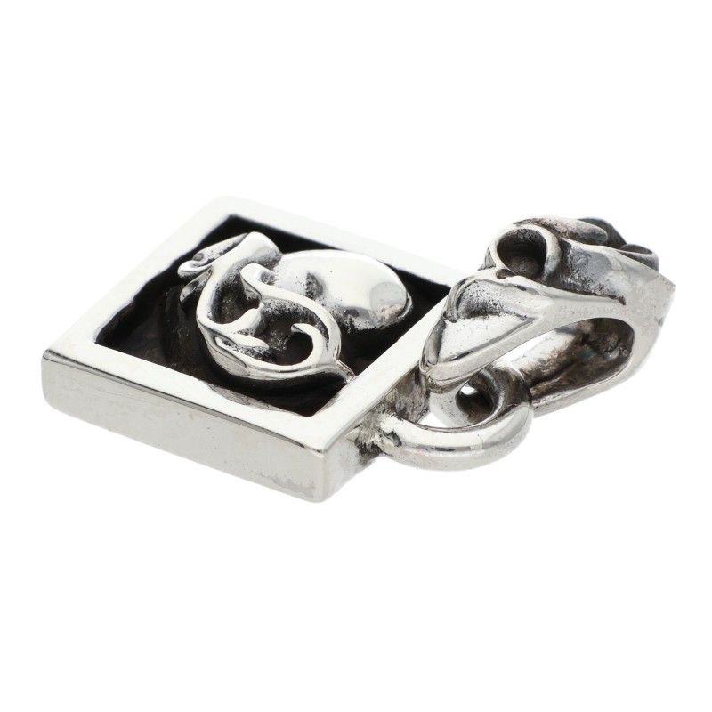 クロムハーツ FRAMED HEART/フレームドハート チャーム/シルバー