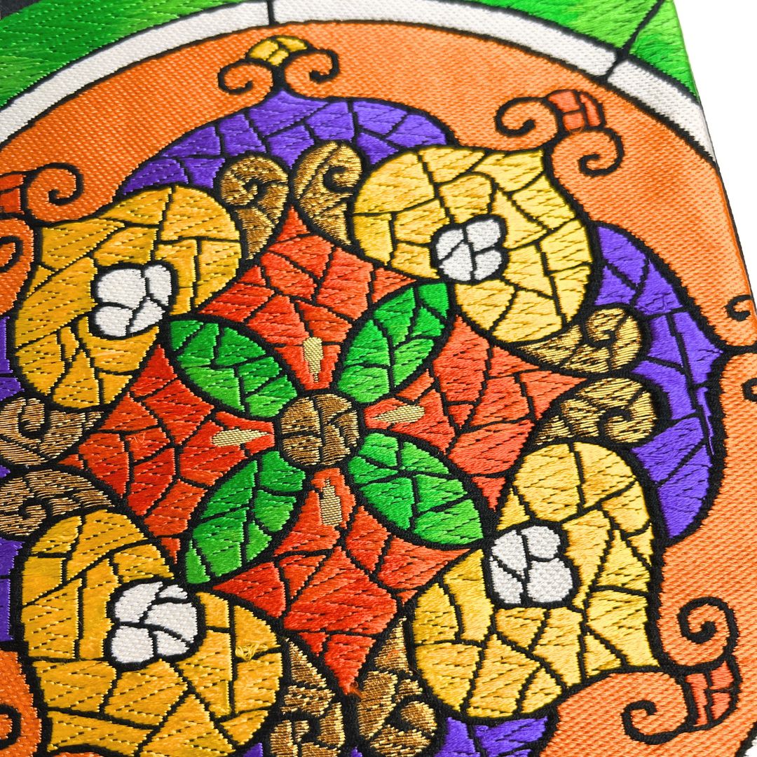 ステンドグラス 縦縞