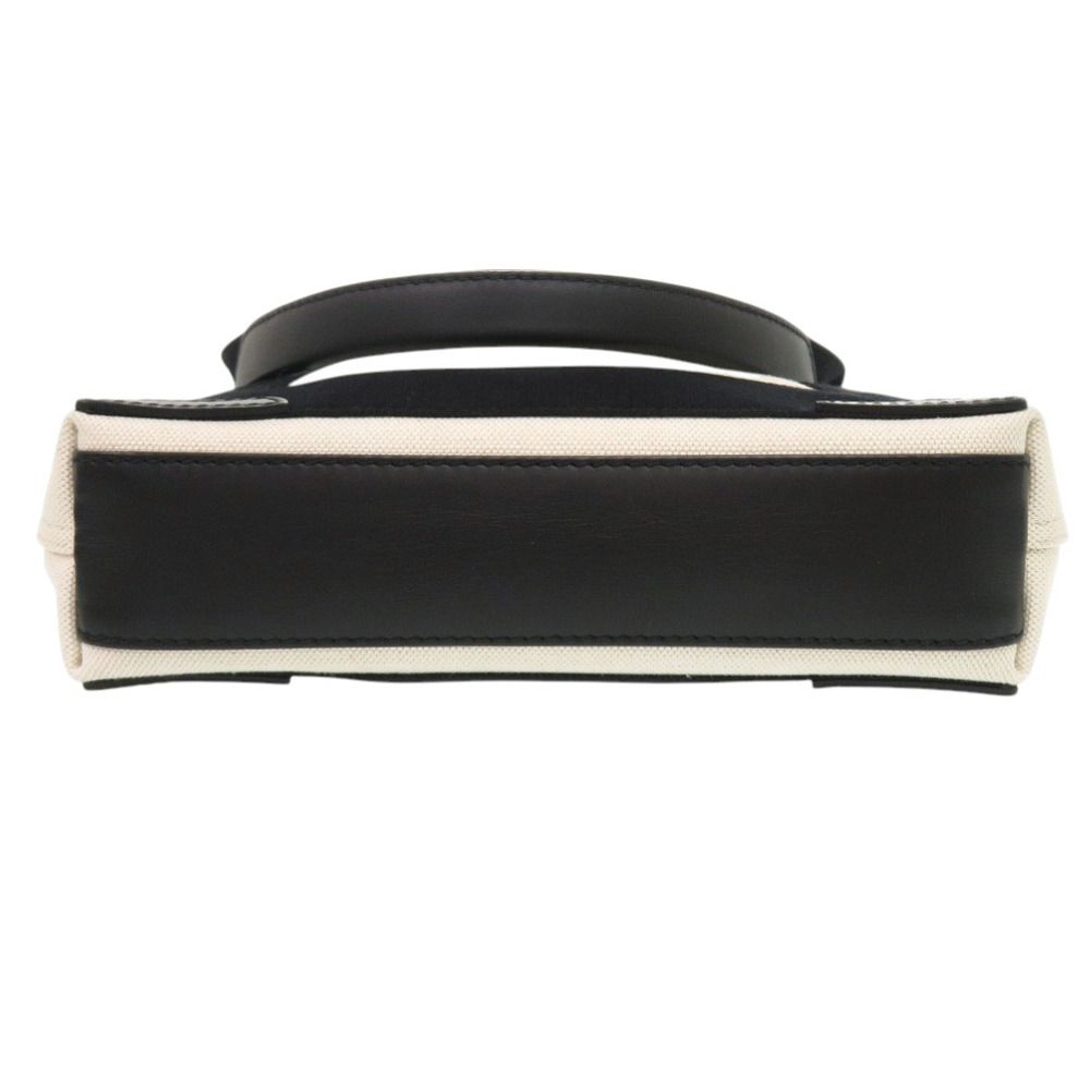 新品同様 バレンシアガ ネイビーカバス XS キャンバス レザー ライト