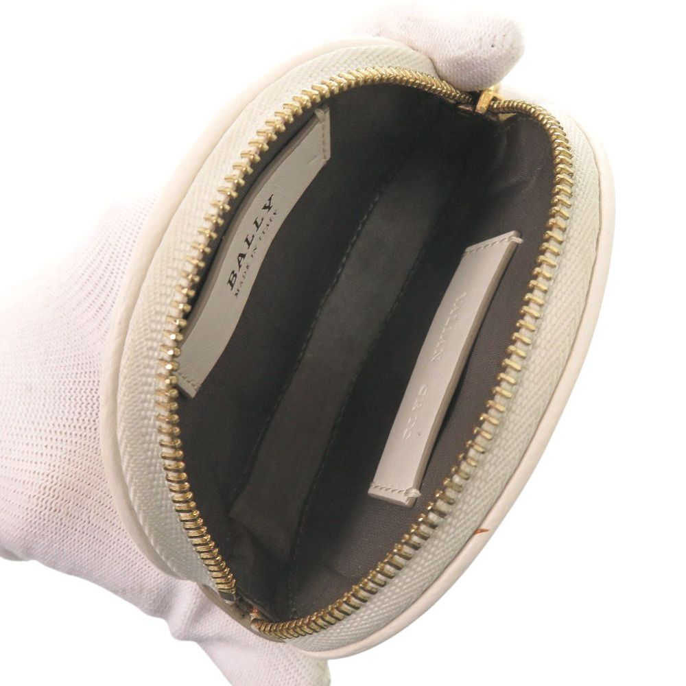  バリー VALIAN GRTC ヴァリアン レザー ホワイト コインケース 白 0022 BALLY その他 小物