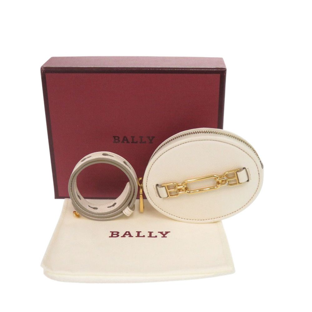 バリー VALIAN GRTC ヴァリアン レザー ホワイト コインケース 白 0022 BALLY