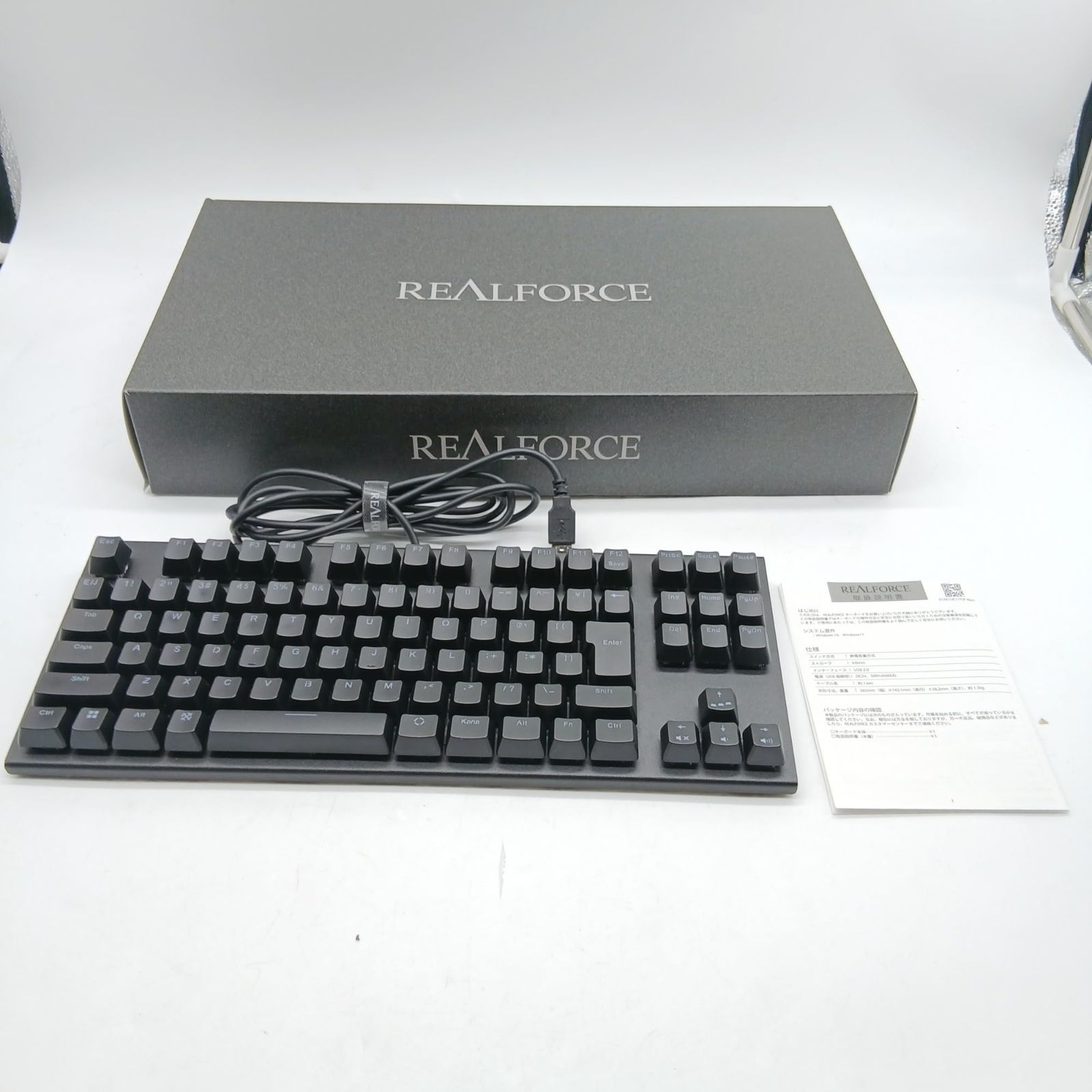 早い者勝ちリアルフォース　GX1 ラピッドトリガー　英語配列　45g No.4489 REALFORCE リアルフォース ラピッドトリガー キーボード