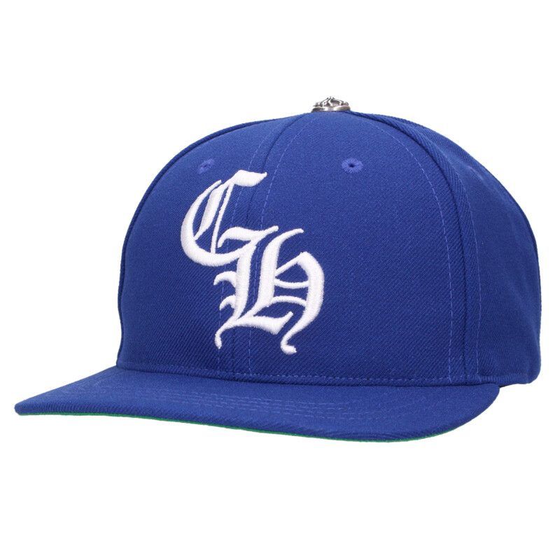 クロムハーツ CH HAT CHロゴ刺繍ベースボールキャップ帽子 メンズ