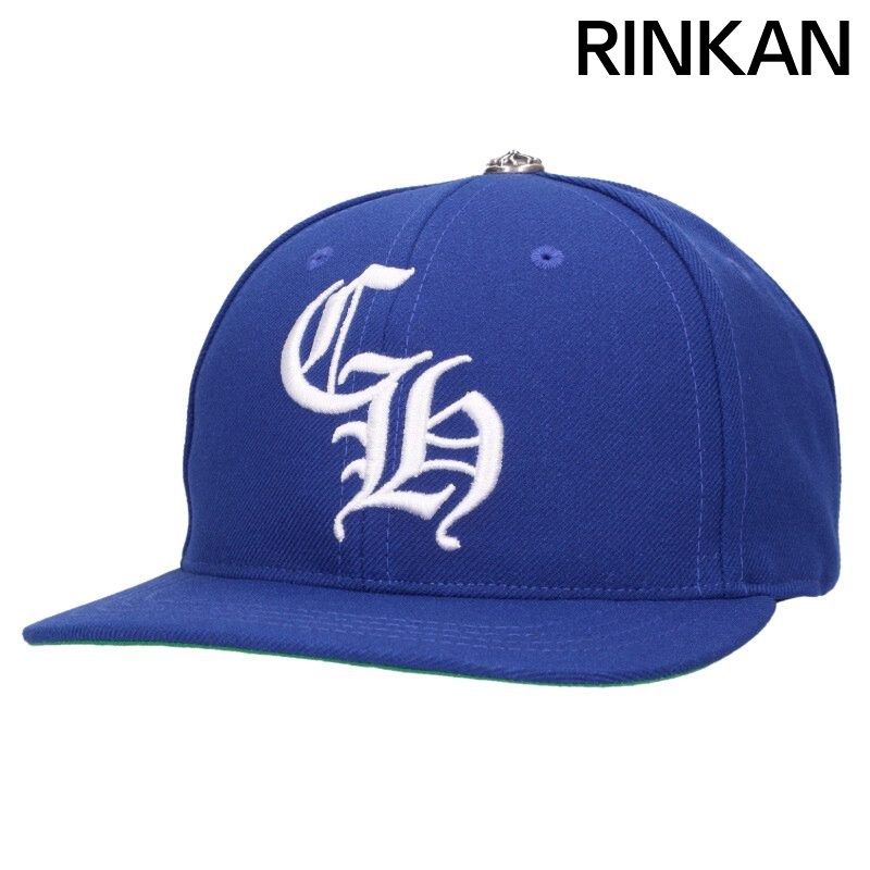 クロムハーツ CH HAT CHロゴ刺繍ベースボールキャップ帽子 メンズ