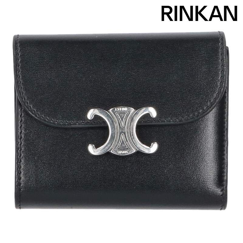 セリーヌ トリオンフスモールフラップウォレット財布 メンズ