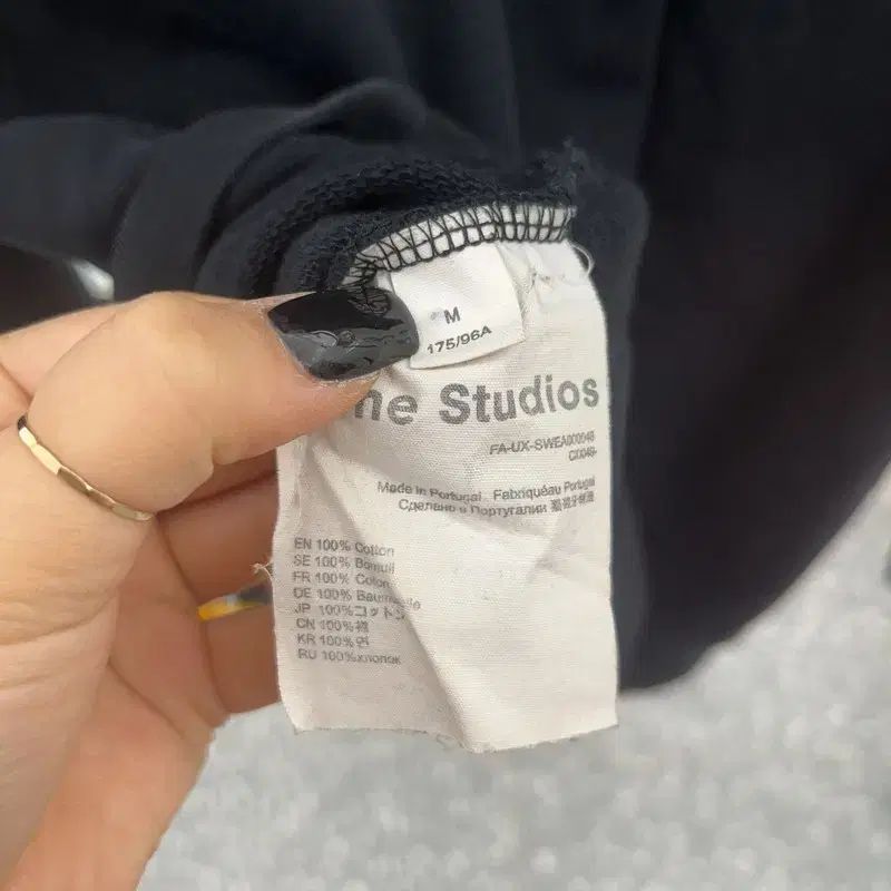 新品正規品 25ss Acne Studios ダメージロゴスウェット M Acne Studios アクネストゥディオズ Kitsch キーチ Metal メタル FACE