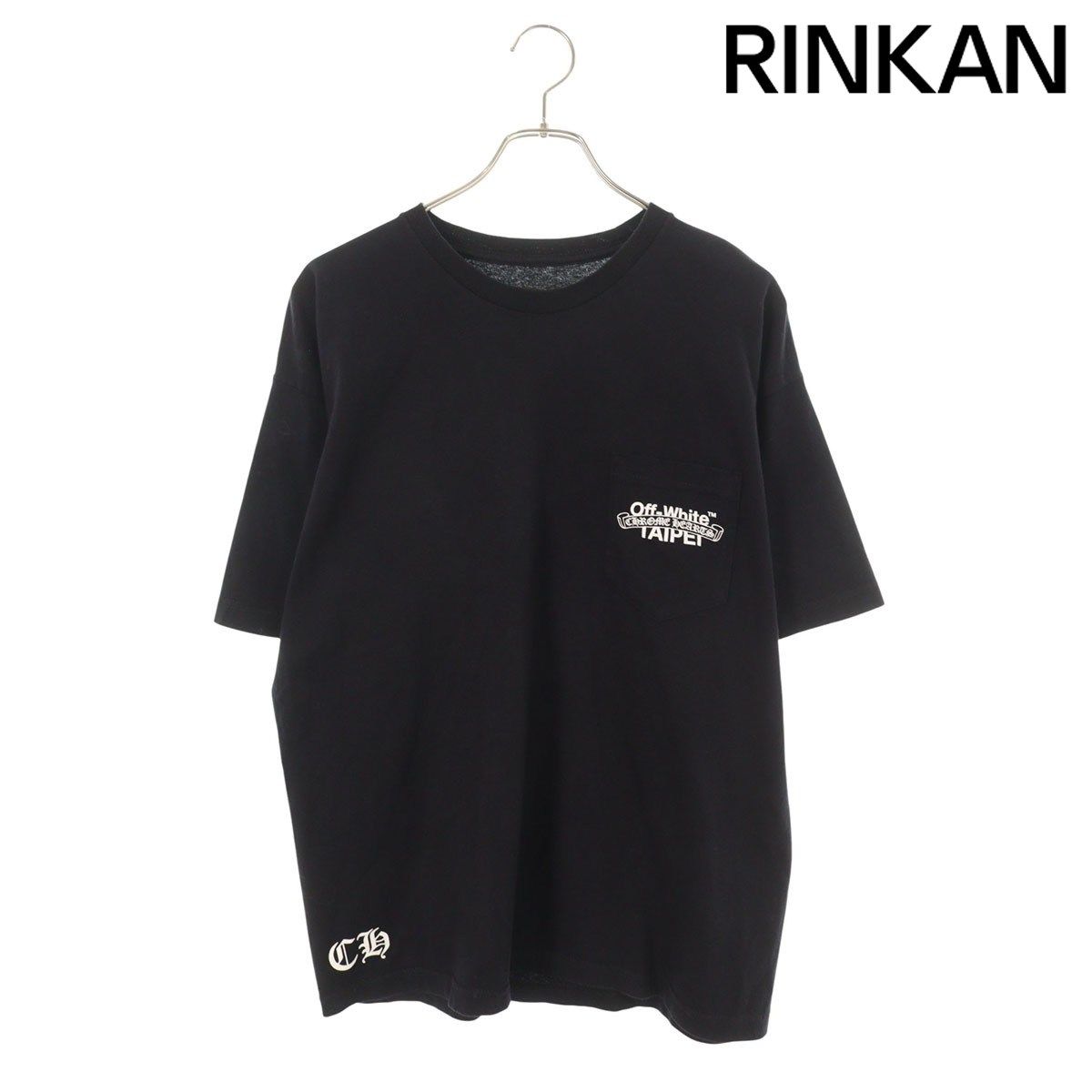 クロムハーツ オフホワイト OFF WHITE CH T SHRT 1 TAIPEI Limited Scroll LogoTシャツ メンズ L