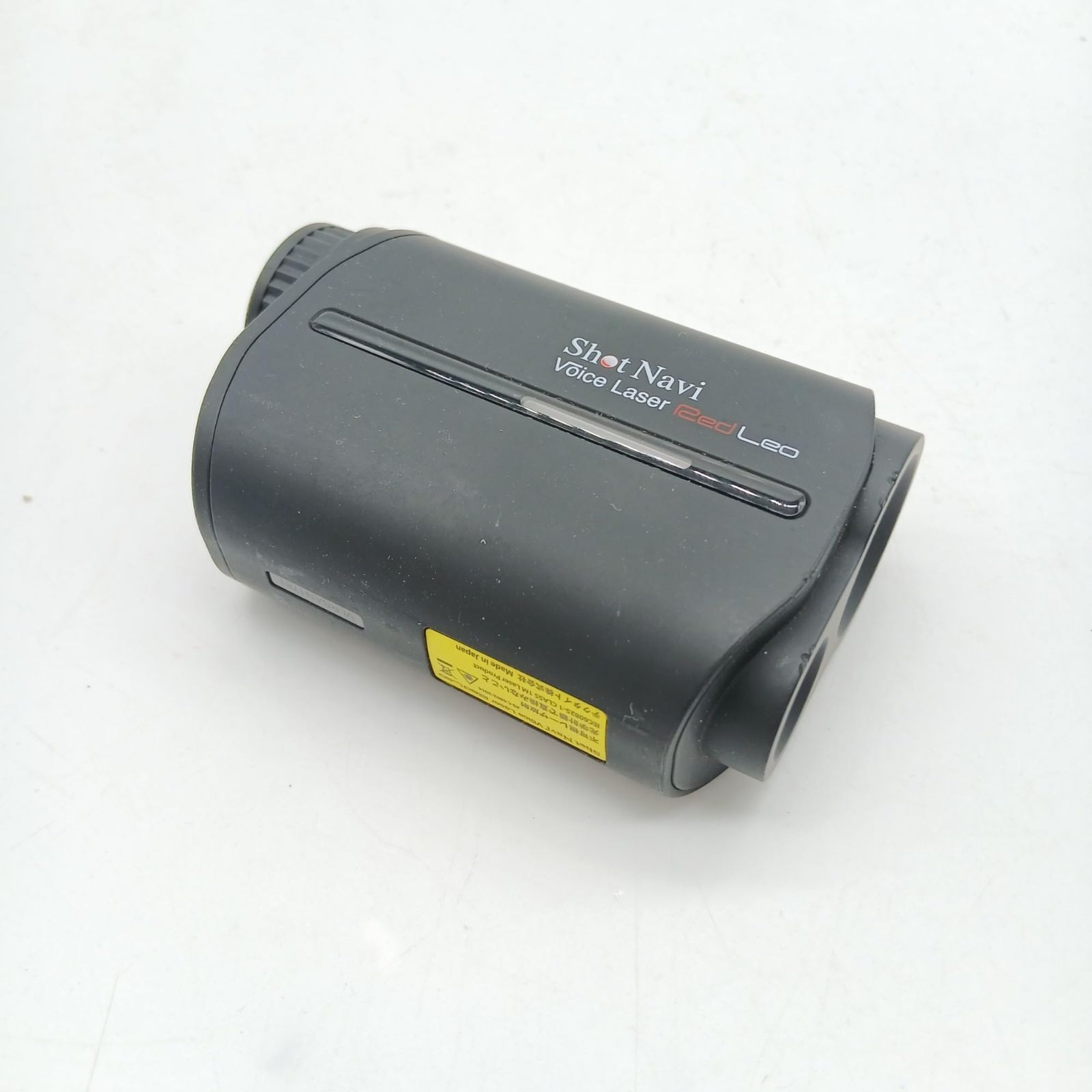 No.4495 Shot Navi ショットナビ ゴルフ レーザー距離測定器 Voice Laser Red Leo BK 視認性 赤色OLED採用 高速0.3秒計測 高低差 充電式 レーザー距離計測器