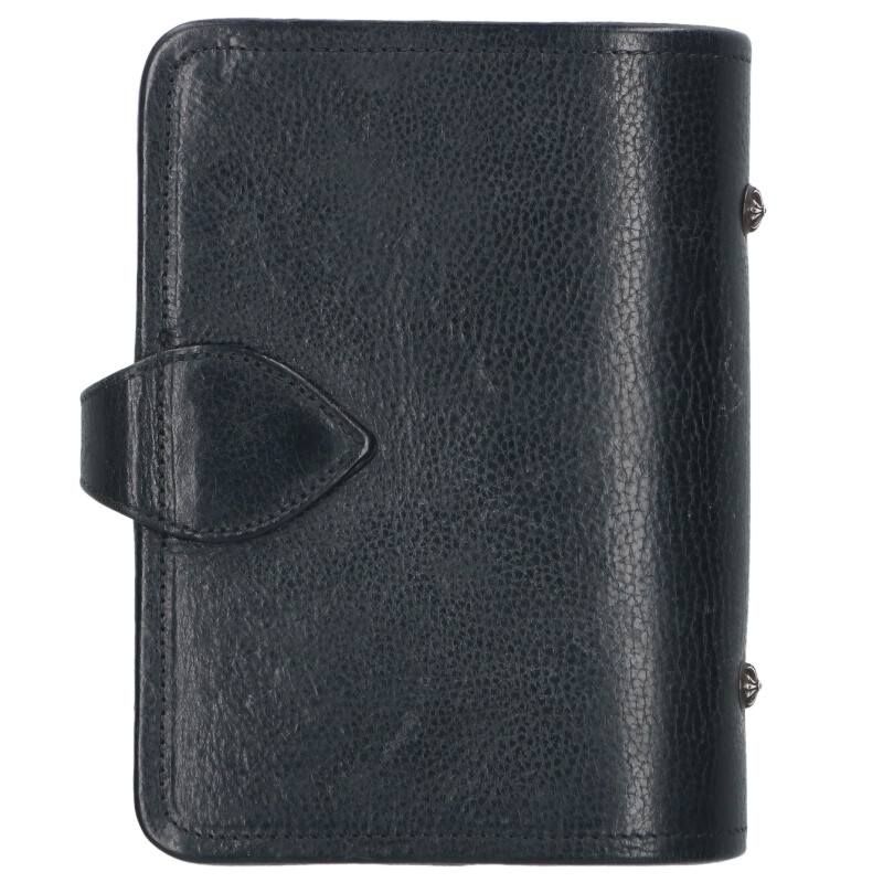 クロムハーツ ラージCHクロス装飾レザー手帳