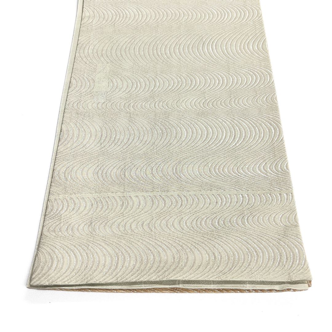 和田光正 袋帯 流水 銀彩 縞模様 グラデーション 着物 123 b d ms