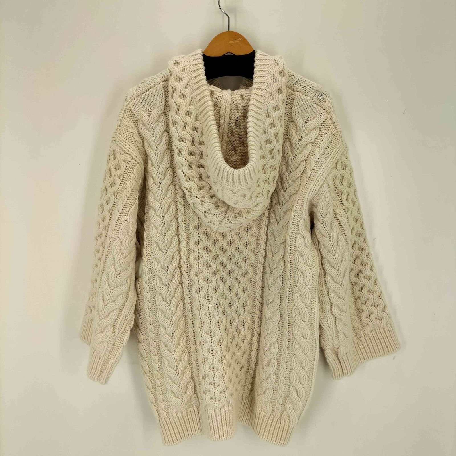 ユーズドフルギ 古着 THE TOE フード付きニット Potsdamer Knit Hoodie レディース JPN M