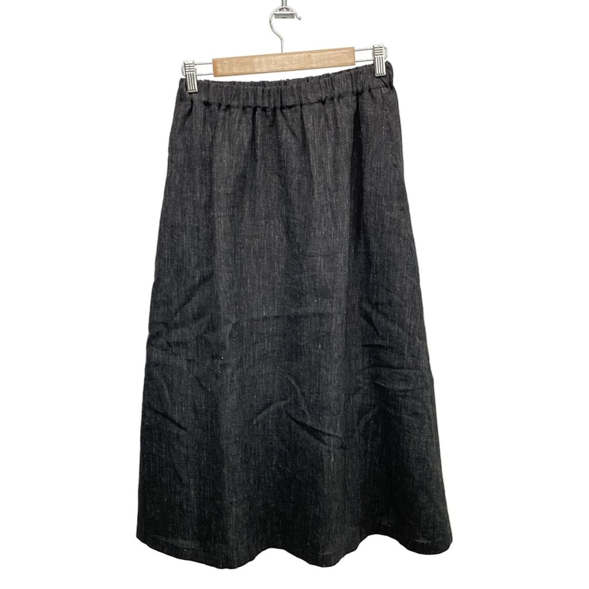 JURGEN LEHL(ヨーガンレール) ロングスカート レディース - 黒×白