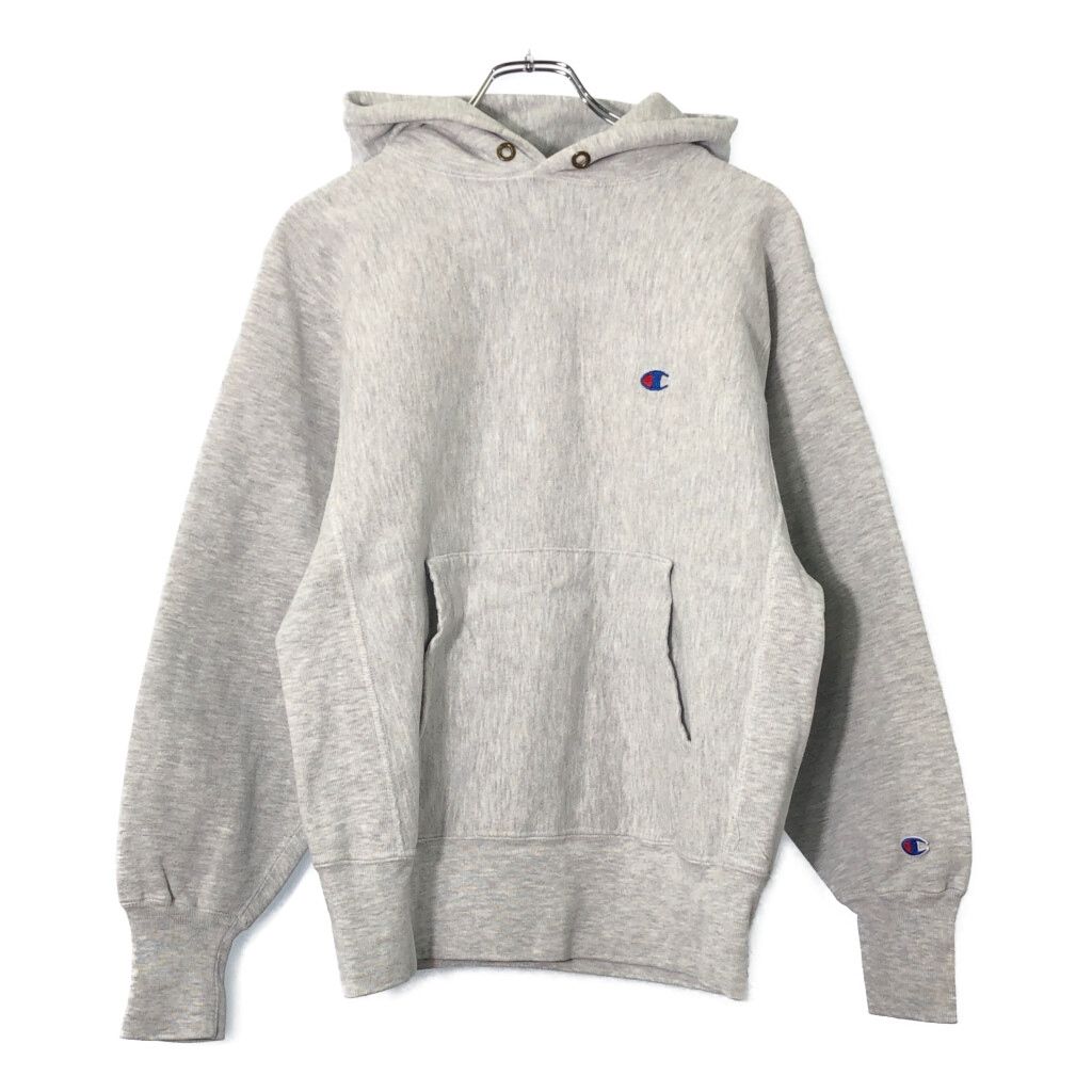 90年代 Champion チャンピオン REVERSE WEAVE リバースウィーブ ワンポイントロゴ スウェットパーカー メンズ M 古着 V 9354