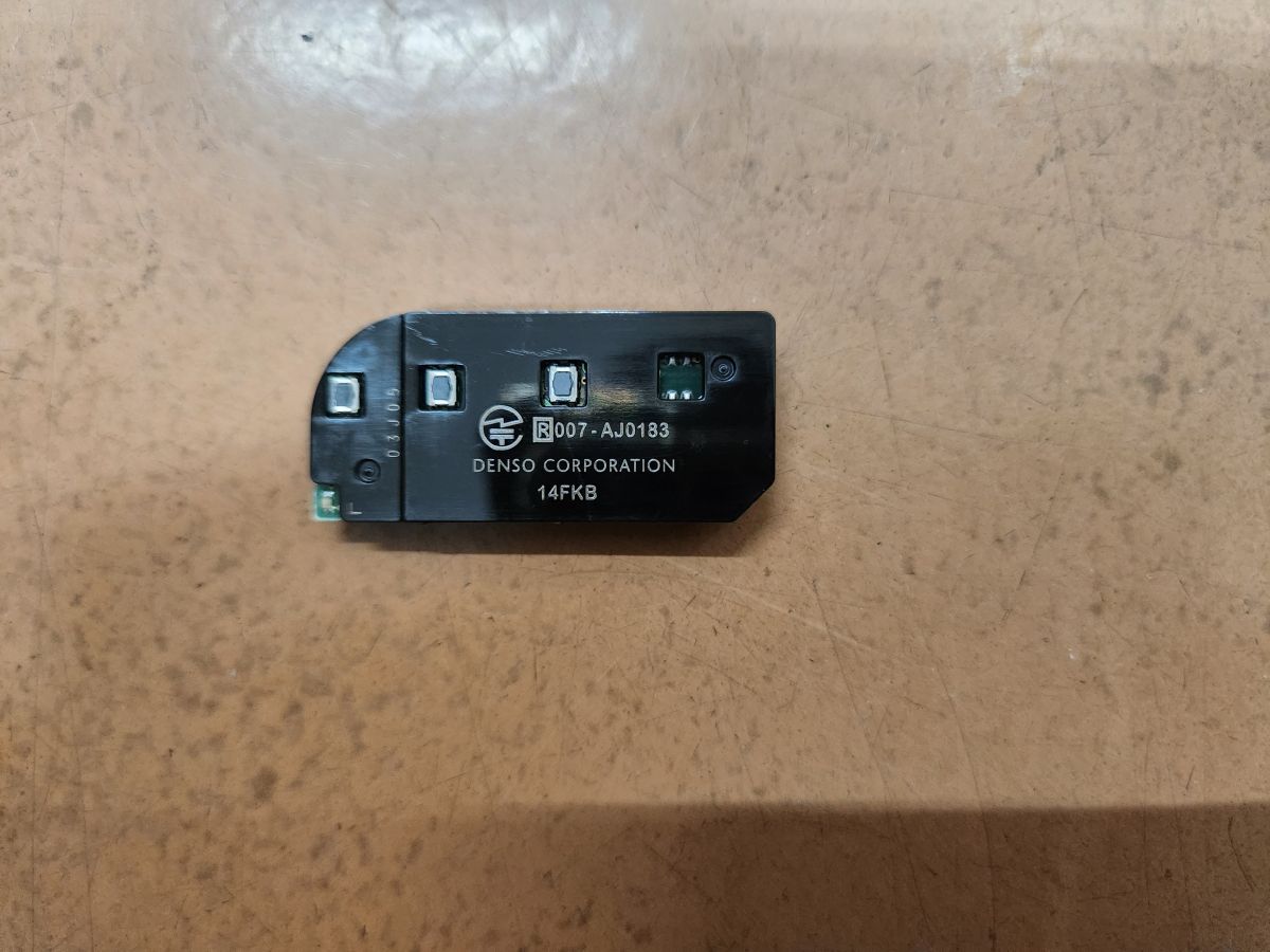 レクサス 20 NX 純正 3ボタン スマートキー カードキー 2点SET 007