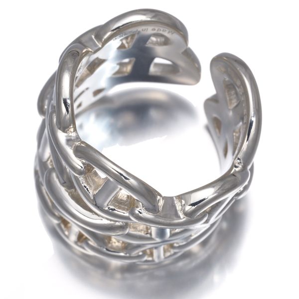 エルメス リング シェーヌダンクルアンシェネ GM 53号 シルバー 925