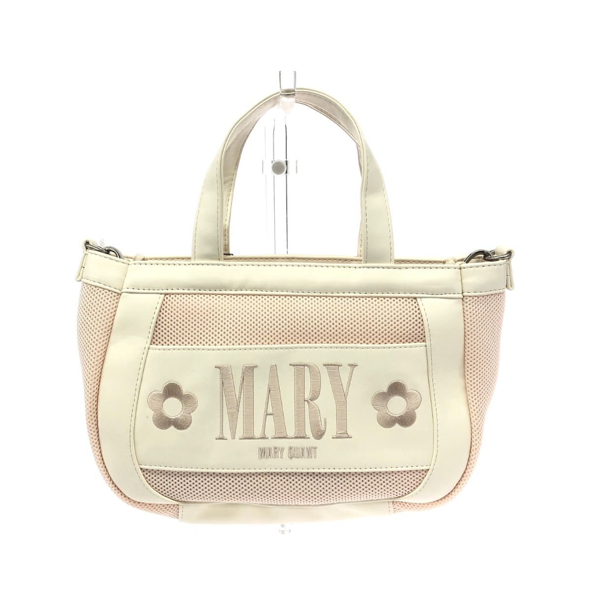 MARY QUANT マリークワント メッシュ2WAYバッグ PVC 225-812005-031-0