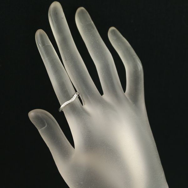 ティファニー リング ダイヤ ダイヤモンド カーブドバンド 9P 9.5号