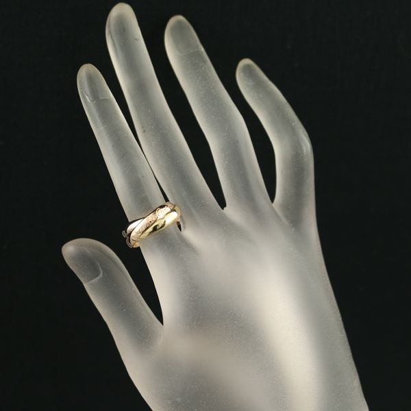 Asuka専用　カルティエ トリニティリング 50号 K18YG トリニティ Asuka専用 カルティエ トリニティリング 50号 K18YG トリニティ とりに