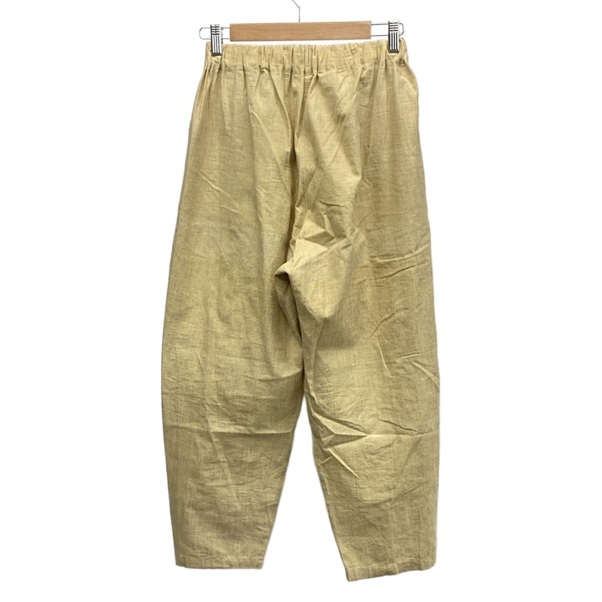 Babaghuri ババグーリ パンツ サイズM レディース - ライトイエロー フルレングス ウエストゴム