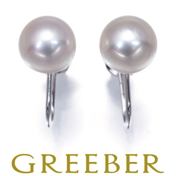 ミキモト イヤリング パール 真珠 7.7mm 一粒 K18WG #182889 - メルカリ