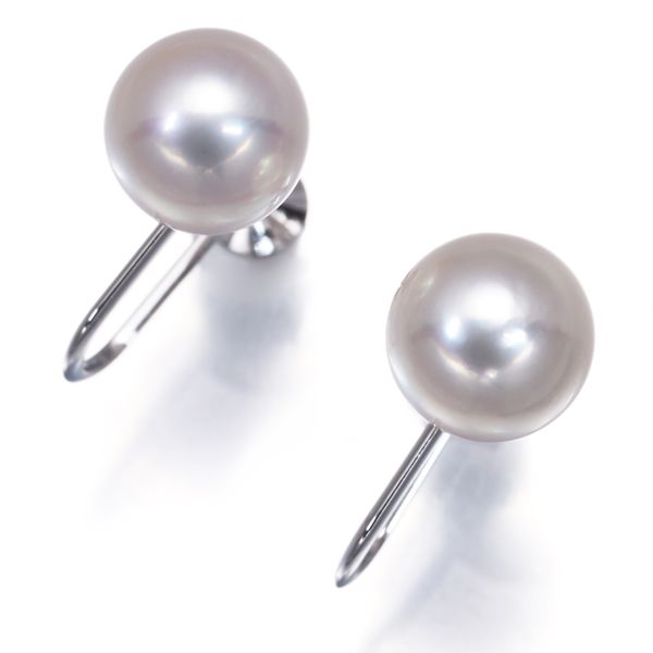 ミキモト イヤリング パール 真珠 7.7mm 一粒 K18WG #182889 - メルカリ