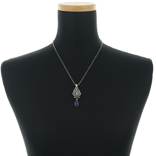 ジョージジェンセン ネックレス アメジスト ヘリテージ 2012 シルバー