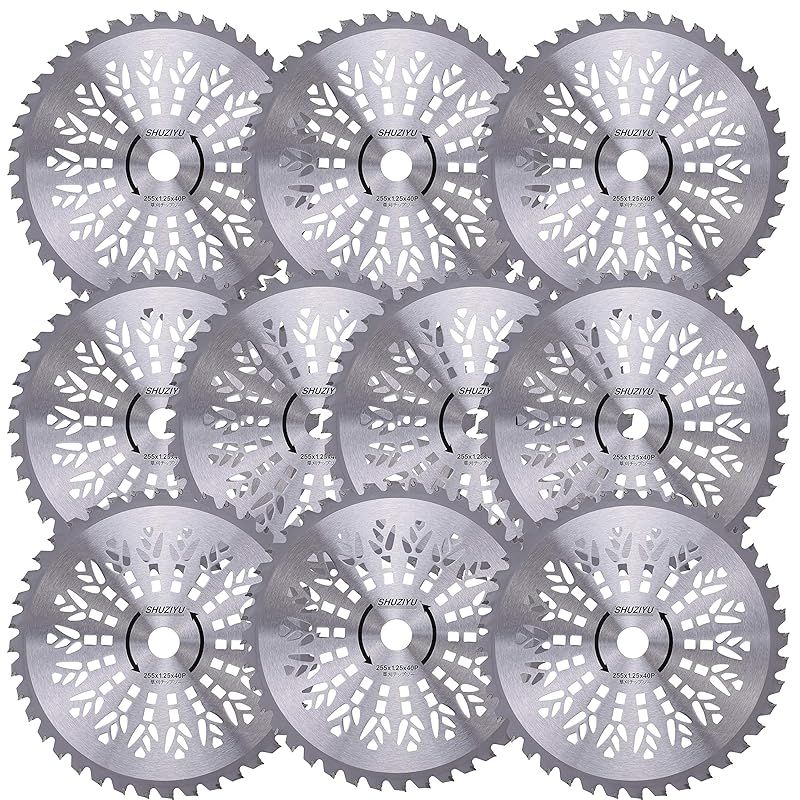 SHUZIYU 草刈機用チップソー255 x 40 P 組 0