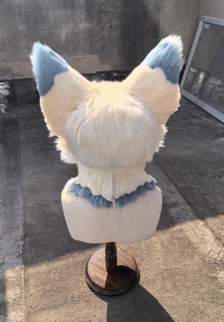 着ぐるみヘッド 猫 NO 471 クリーム 全頭ヘッド ケモノ ファースーツ ぬいぐるみ コスプレ コスチューム kigurumi