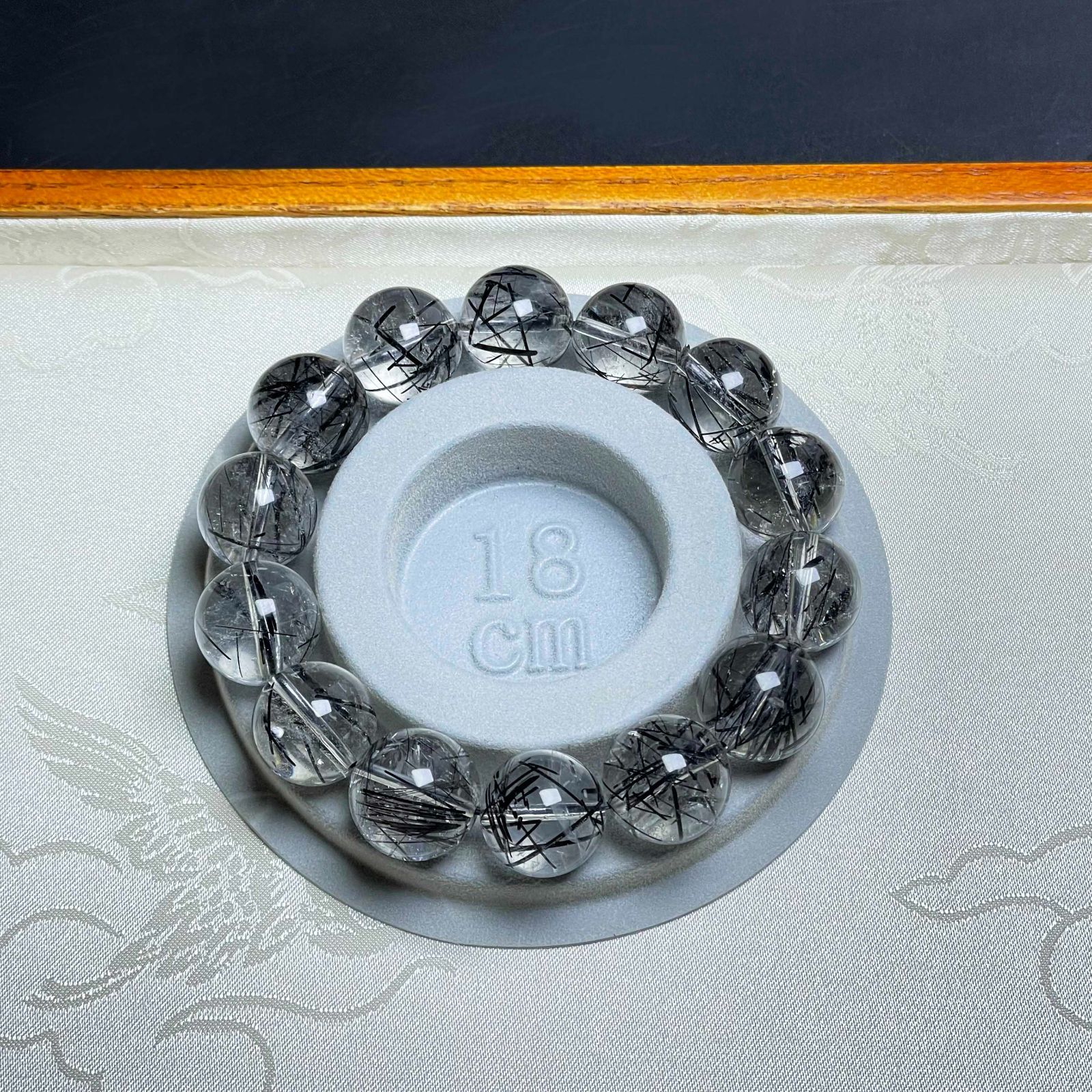 ブラックルチル水晶の結晶　２０センチ ブラックルチル水晶の結晶 20センチ ブラックルチルクォーツ – Kou