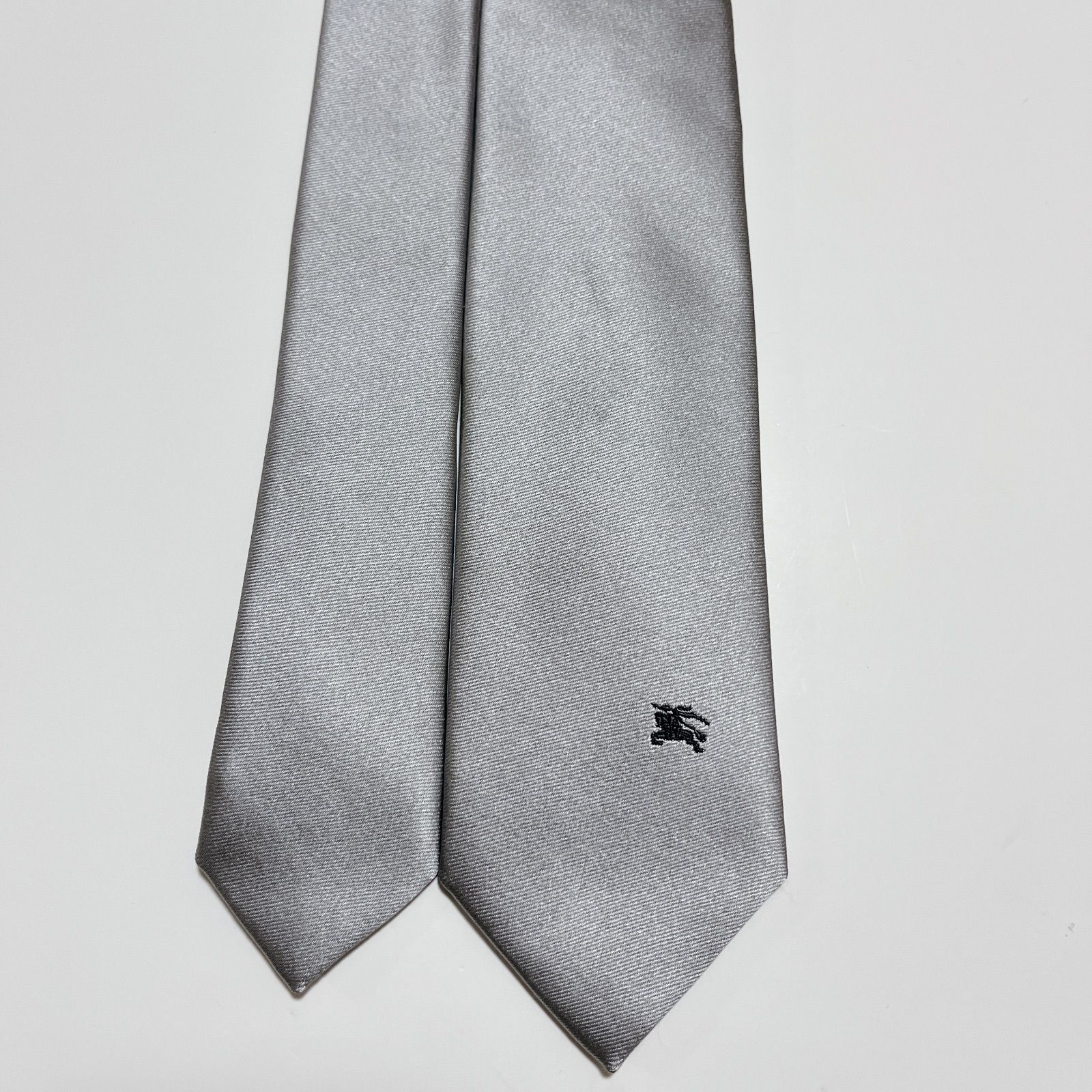 バーバリーブラックレーベル ネクタイ ハイブランド ソリッドタイ 無地