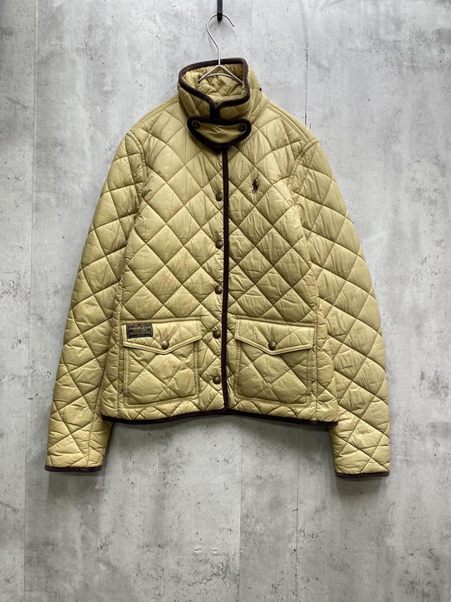 POLO RALPH LAUREN ポロ ラルフローレン 中綿キルティング ジャケット sizeXS TP ベージュ系 レディース