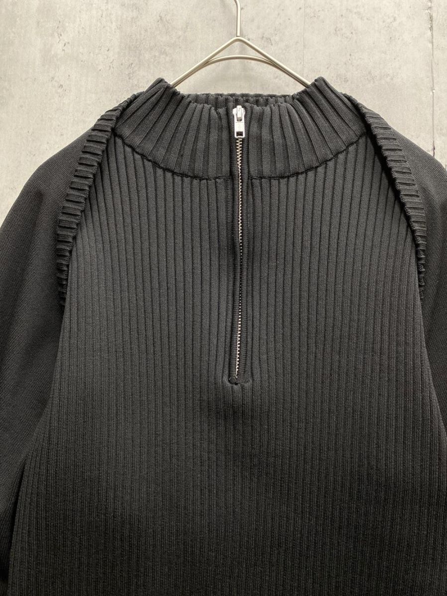 SLY スライ ZIP UP POLY 2 P ショートワンピース size 1 黒 レディース