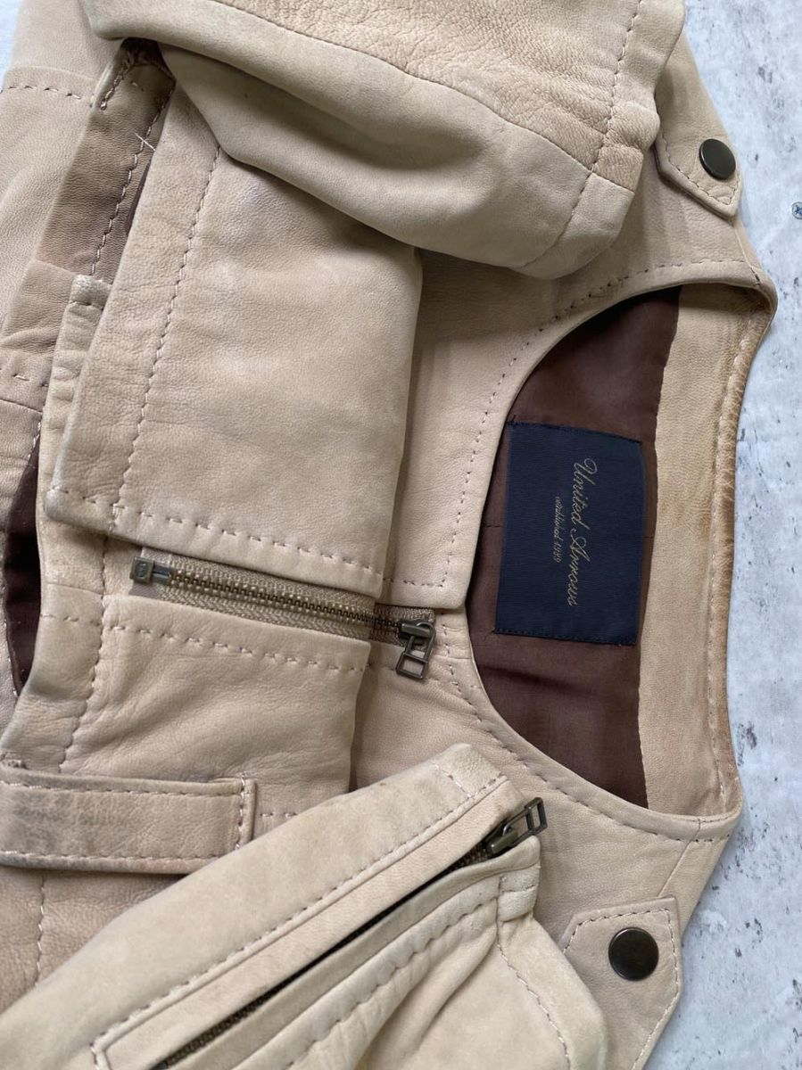 UNITED ARROWS ユナイテッドアローズ 羊革 ライダース ジャケット