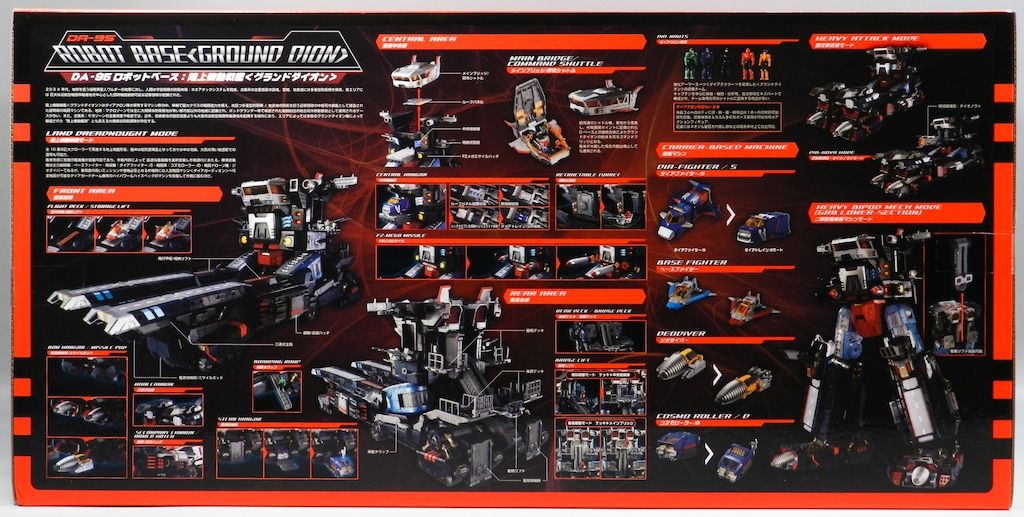 タカラトミー ダイアクロン ロボットベース 陸上機動戦艦 グランドダイオン DA 95
