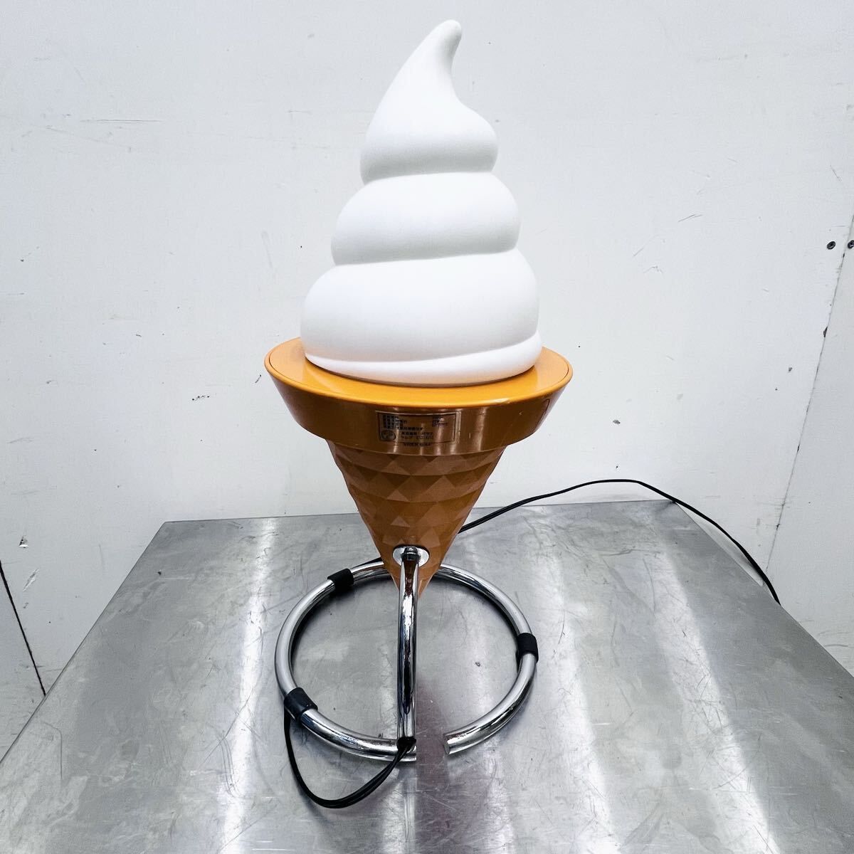 NISSEI 日世の ソフトクリームライト ミニライト 電飾看板 照明 NISSEI 日世のコーン ソフトクリームライト ミニライト ニッセイ 電飾