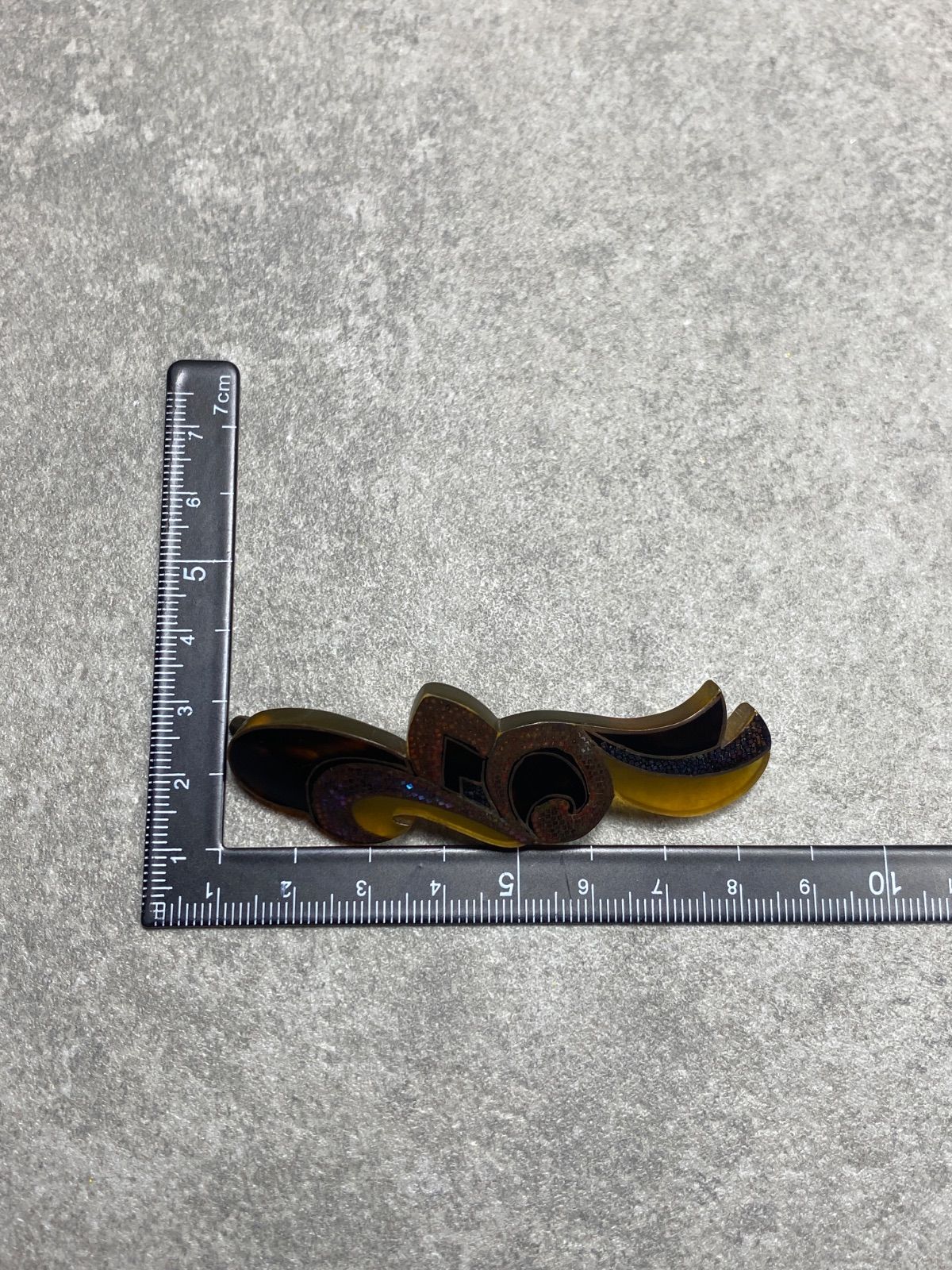 髪留め バレッタ 本鼈甲 螺鈿蒔絵 ヴィンテージ - メルカリ