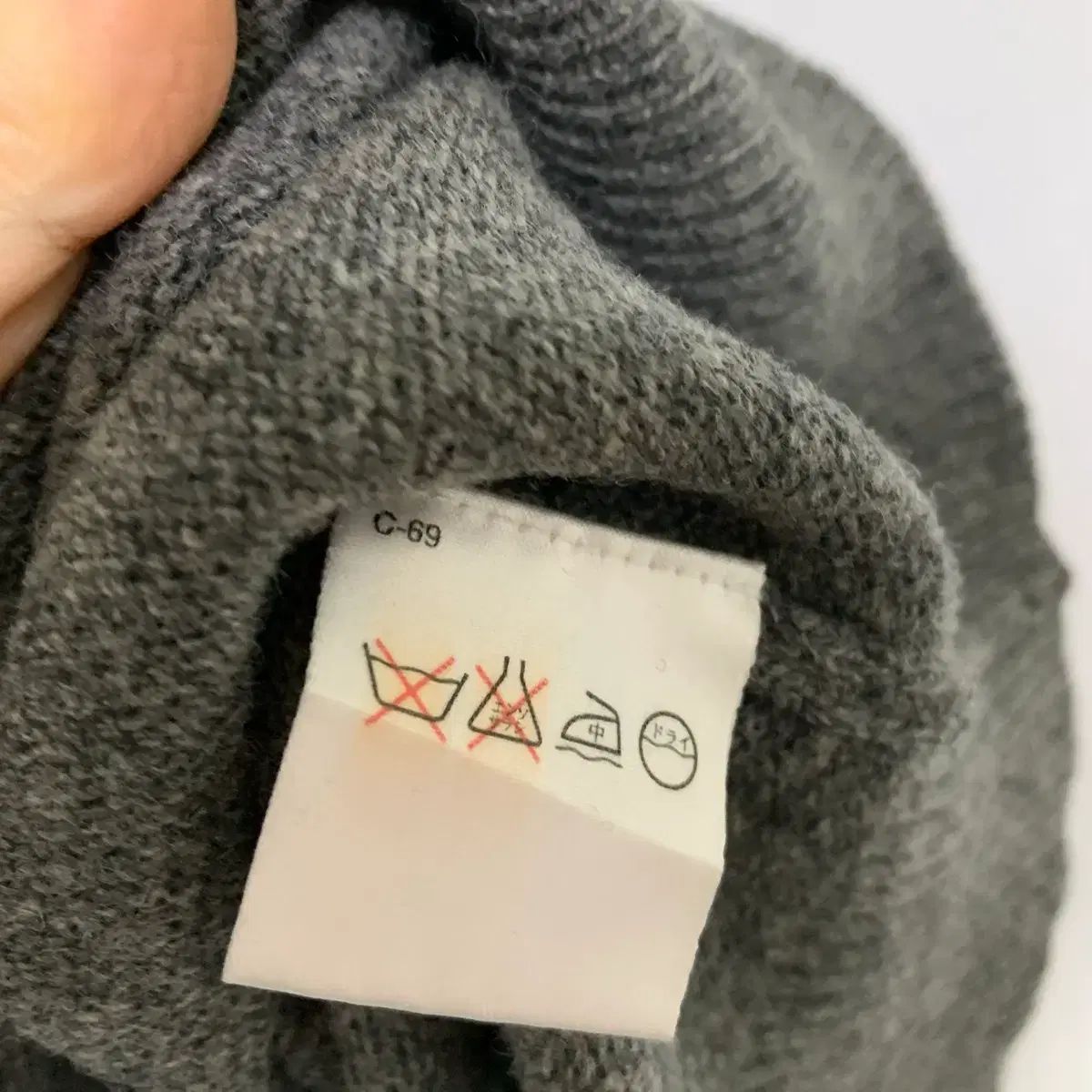  POLO RALPH LAUREN ポロラルフローレン ラムウール グレー ヴィンテージ ニット セーター 170 レディース M 長袖 ニット セーター