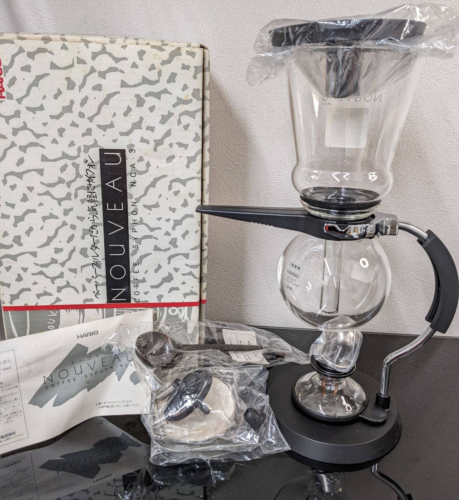 コーヒーサイフォン ヌーヴォー 300ｍL 3人用 NCA-3