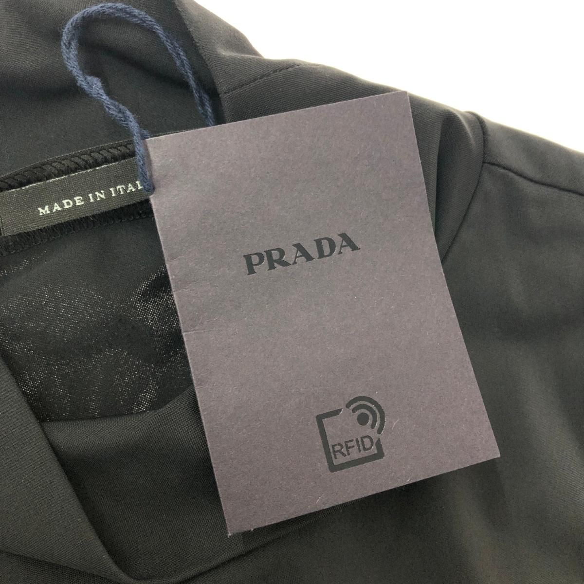 PRADA プラダ 長袖カットソー サイズ:M トライアングル/ロゴプレート