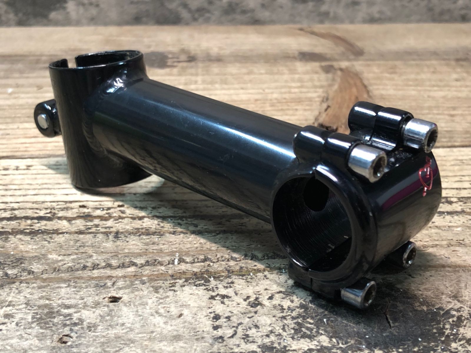 JO 666 シムワークス 日東 Sim Works By NITTO TomBoy スチール アヘッド ステム 100 mm Φ25 4 OS 黒