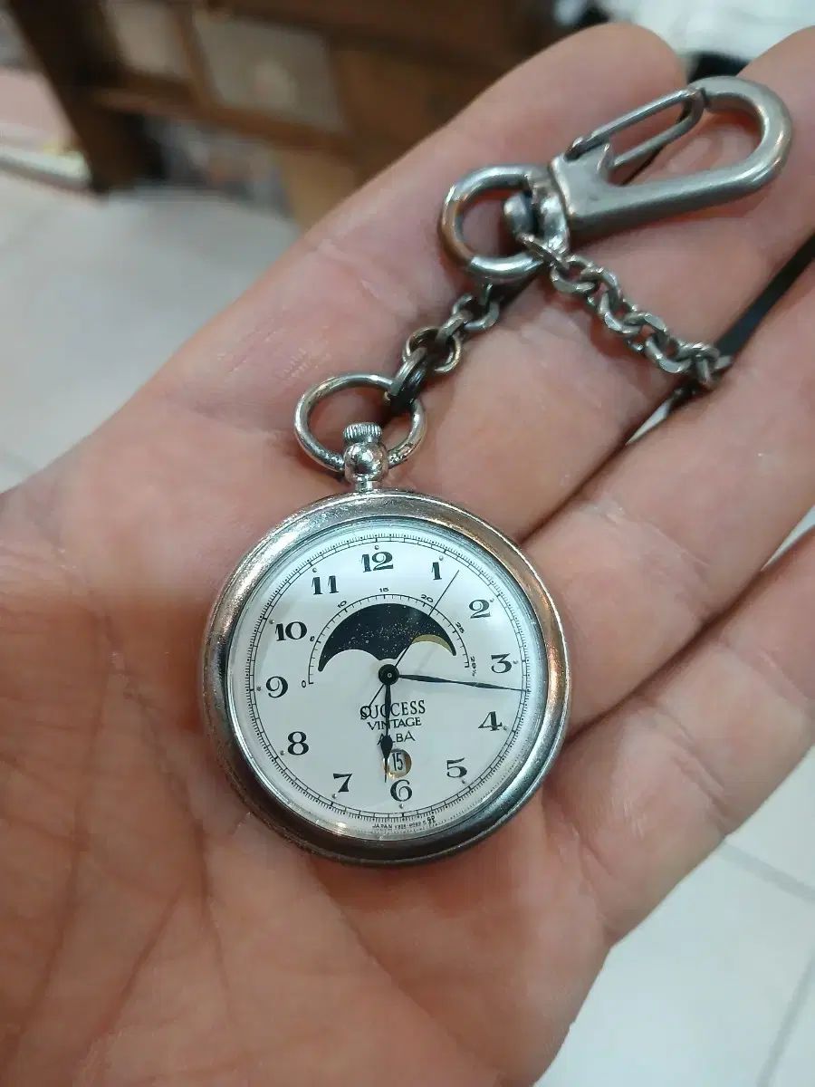 90年代 SEIKO ALBA SUCCES ムーンフェイズ 懐中時計-人気商品