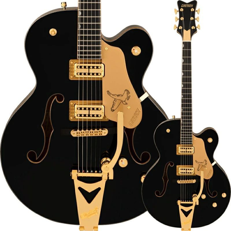Gretsch Synchromatic Falcon Hollow Body Single Cut with Bigsby Ebony Fingerboard Black グレッチ