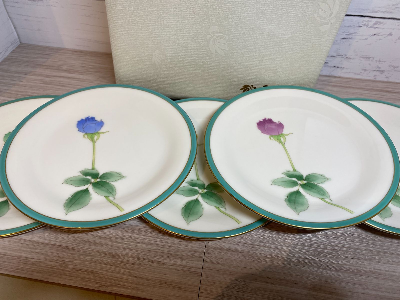 □未使用品 香蘭社 ブライトローズ 中皿 5枚セット□ - メルカリ