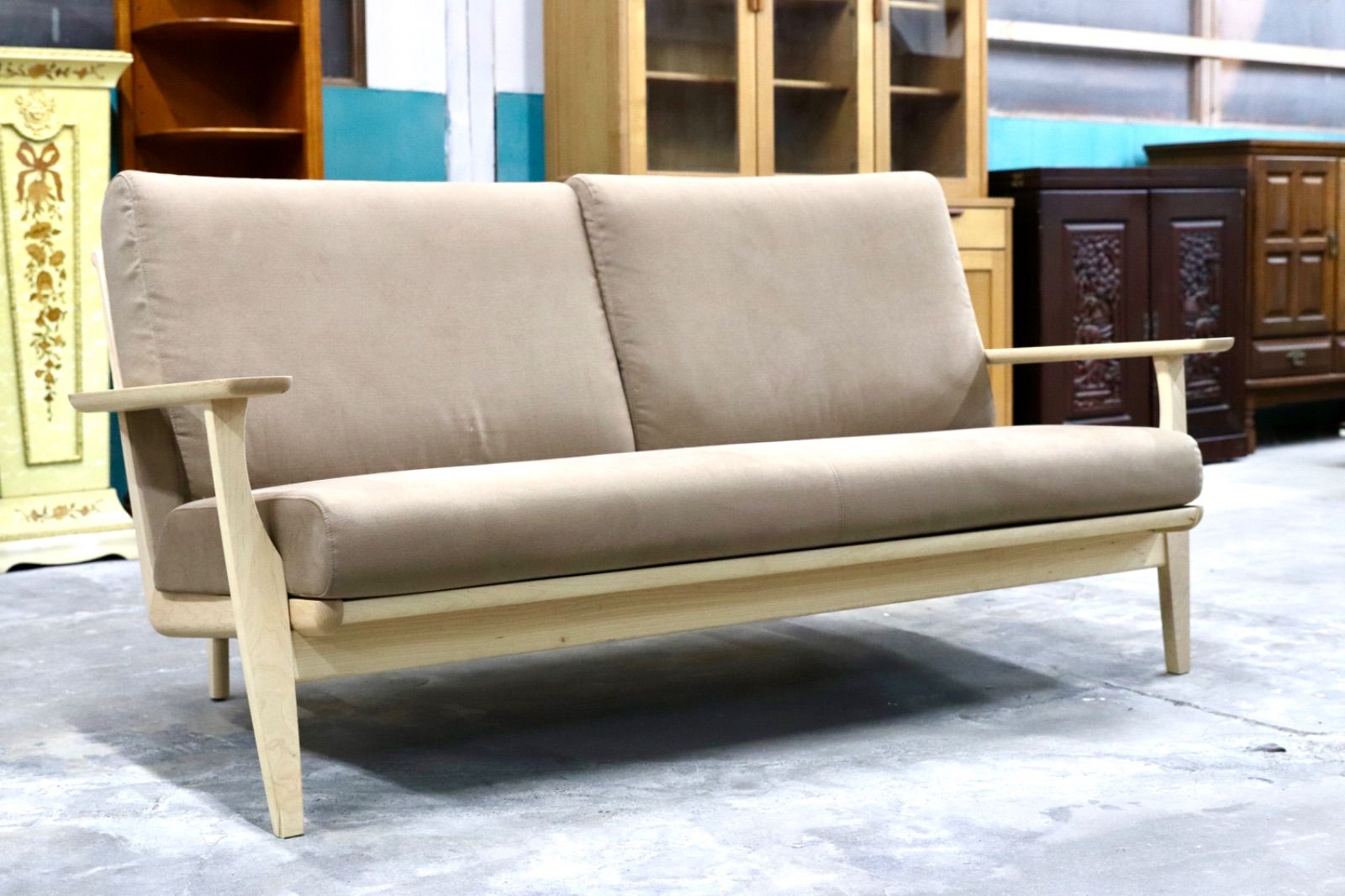 GMIK704○karimoku / カリモク WU6162 2人掛けソファ ラブソファ