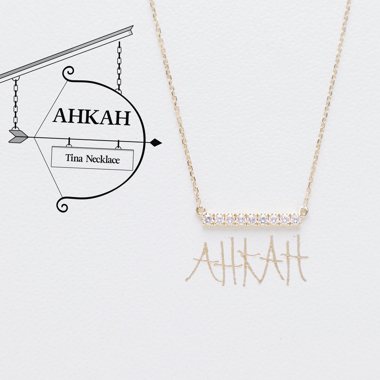 AHKAH 18Kティナロングネックレス ティナロング ネックレス | AHKAH / アーカー | 【公式