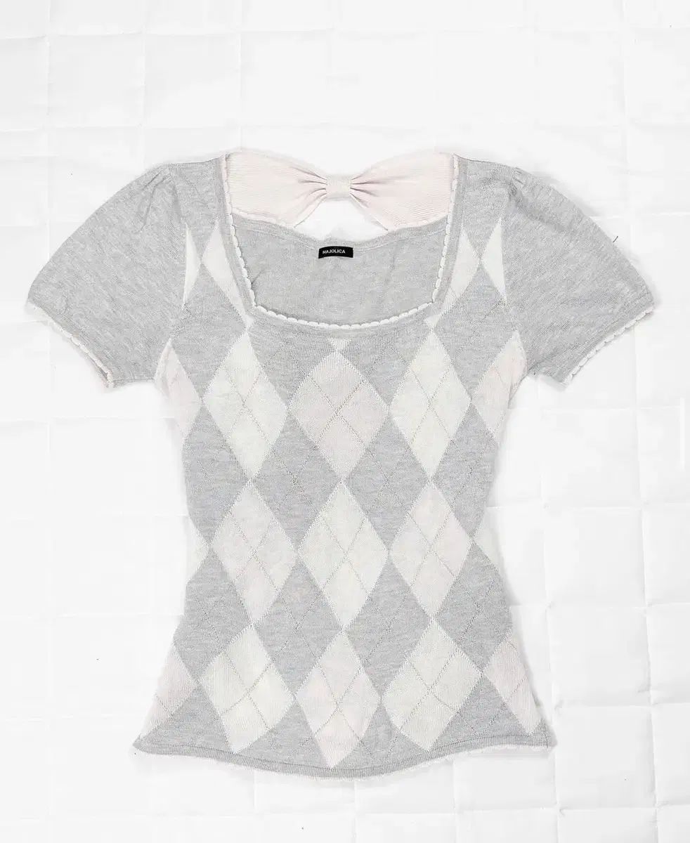 リボン アーガイル 半袖 ロギャル 姫ギャル 공겜여주 stc JINLI