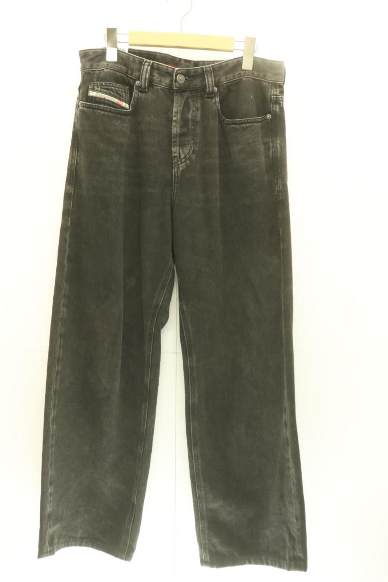 DIESEL メンズデニムパンツ 28 デニムパンツ 2001 D MACRO A 12821 黒 ブラック 無地